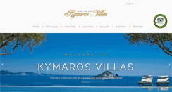 Desktop Screenshot of kymarosvillas.gr